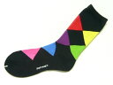 SOPH NET ソフ☆2012新品 ARGYLE SOCKS アーガイル 靴下 黒 L