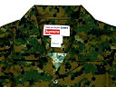 SUPREME シュプリーム トップス COMME des GARCONS SHIRT コムデギャルソン コラボ 13SS 新品 カモフラ柄 半袖シャツ Loop Collar Shirt 黒ドットオリーブ迷彩 デジカモ