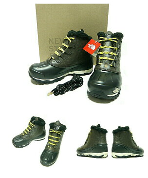 X-girl エックスガール ノースフェイス コラボ 13AW 新品 レディース W SNOW BETTY BOOTS スノー ブーツ ブラウン THE NORTH FACE BROWN