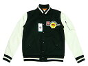 GOODENOUGH グッドイナフ 新品 黒白 ワッペン スタジャン FLIGHT VARSITY JK ジャケット