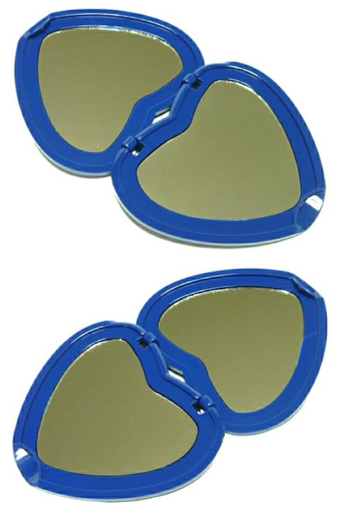 Ron Herman ロンハーマン 新品 ネイビー heart mirror ハートミラー コンパクトミ...