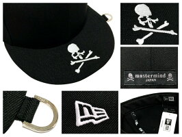 mastermindJAPANマスターマインドジャパンNEWERA59FIFTYコラボ19SS新品黒ニューエラ帽子刺繍スカルBLACK