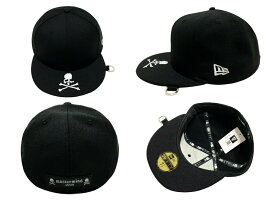 mastermindJAPANマスターマインドジャパンNEWERA59FIFTYコラボ19SS新品黒ニューエラ帽子刺繍スカルBLACK