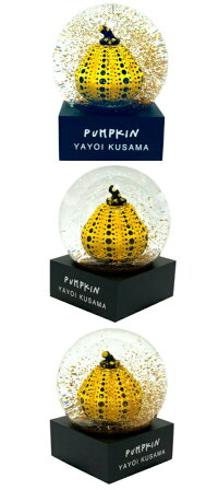 草間彌生スノードームパンプキン2019新品イエローかぼちゃPUMPKINYayoiKusama置物アート