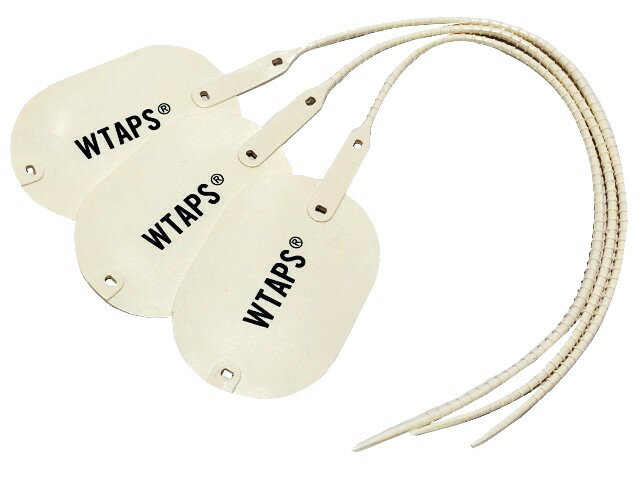 WTAPS ダブルタップス 19SS 新品 白 ドックタグ 3個セット DOG TAG TAG PVC WHITE キーホルダー