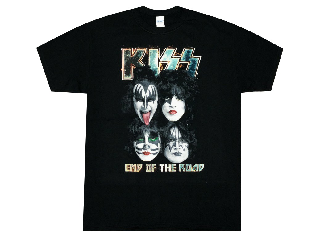 KISS END OF THE ROAD WORLD TOUR 2019 JAPAN キッス 来日ツアー 限定商品 新品 黒 地獄の軍団デイリーTEE 大阪　京セラドーム限定 Tシャツ　ブラック BLACK 送料無料