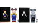 MILKY THE CONVENI COLOR＆BLACK PEKO BE@RBRICK 100%＆400% 2色セット MEDICOM TOY 不二家 コラボ 20SS 新品 カラー 黒 fragment フラグメントサークルサンダー ペコちゃん ベアブリック 100%&400% 2SET COLOR/BLACK