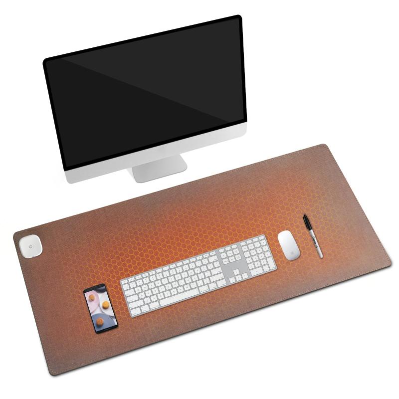 加熱マウスパッド ホットマットデスクマット大型 加熱 冷え対策 防水 電熱 速热 電気マット 3段階の温..