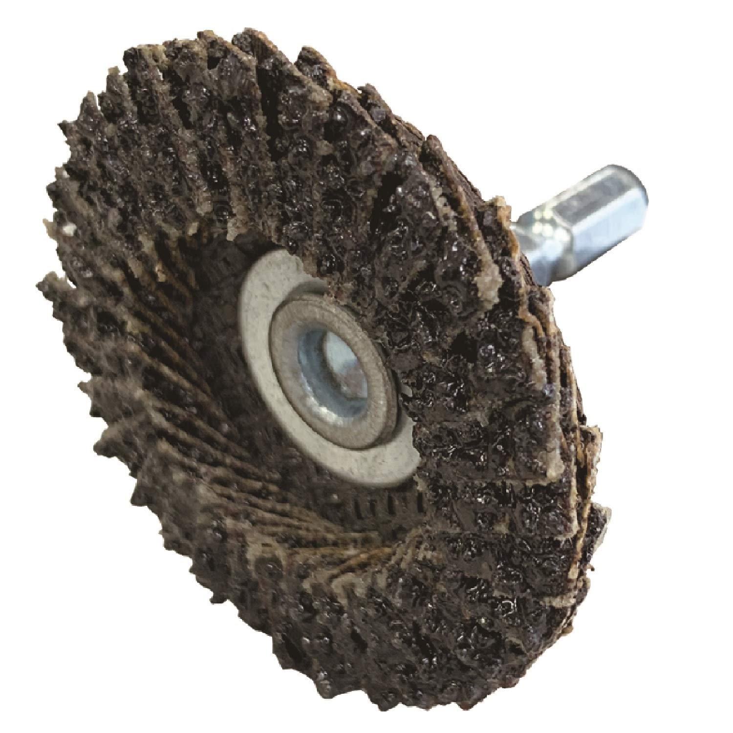 サイズ:50×6.35mm 粒度:24 仕様:インパクトドライバー用 最高回転数:12000rpm 軸:鉄、研磨部分:紙