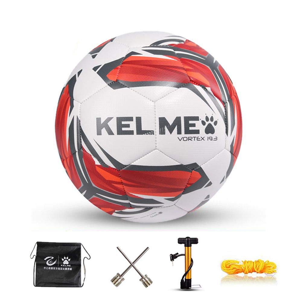 サッカーボール 4号球 スポーツボール 耐摩耗 レッド 練習用 試合用 子供用 ジュニア用 小学生用 競技用 ボール