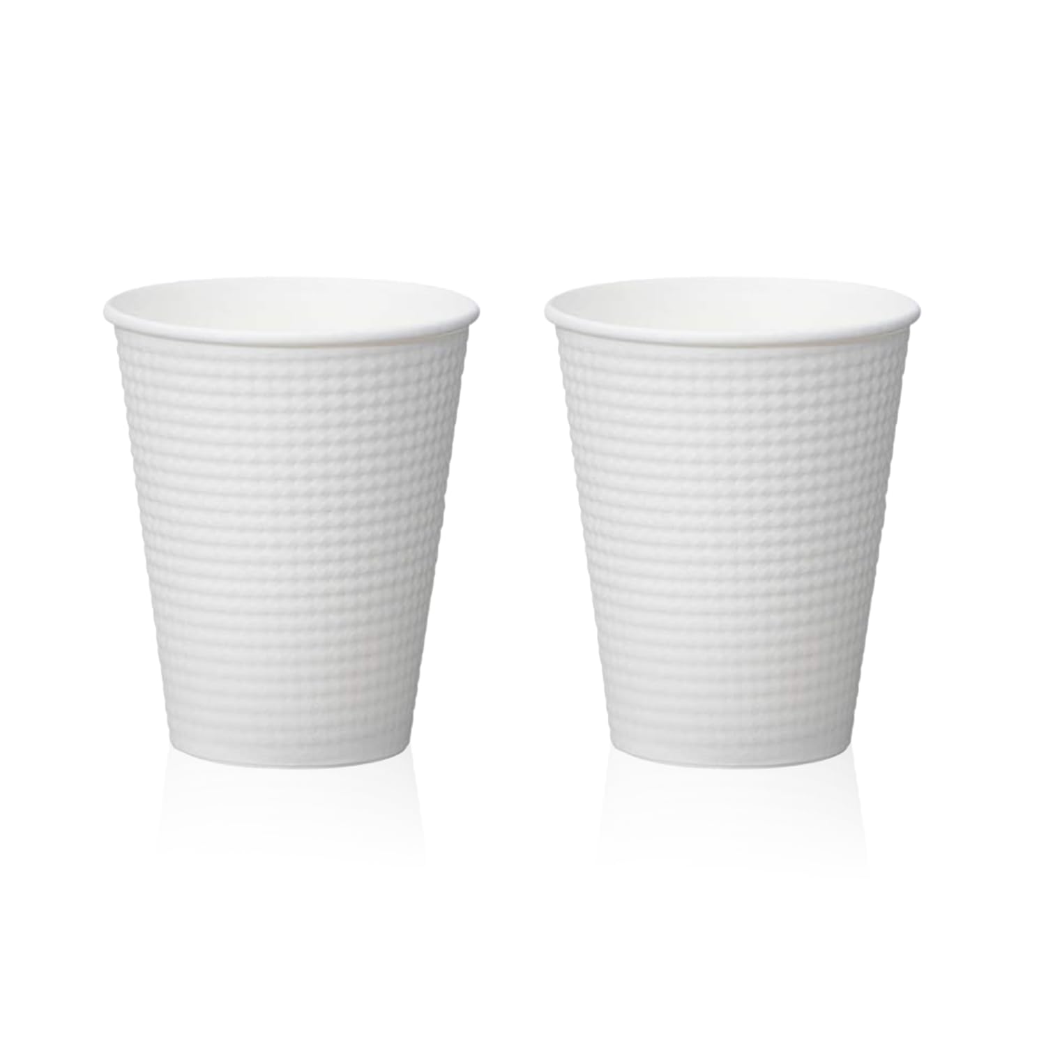 Other - 紙コップ 260ml ホワイト 100個入 断熱 エンボス加工 使い捨て カップ コーヒー ホット 飲料 イベント オフィス 備品 衛生的