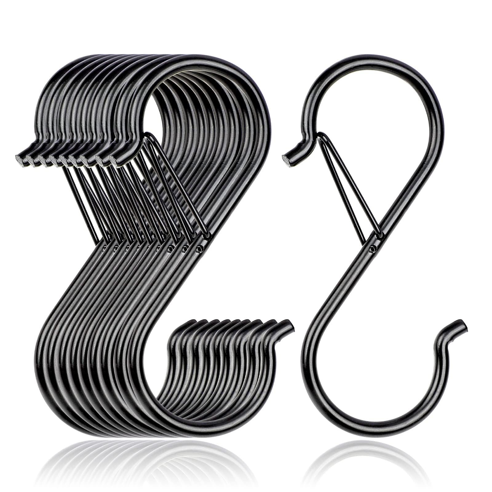 ・個数:50個セット ・重量:約17g(1個あたり) ・全長:約9cm ・幅:約2.7cm ・厚さ:約3mm ・素材:鉄製 ・耐荷重:最大10kg