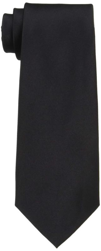 [atelier365(アトリエサンロクゴ)]ネクタイ フォーマルネクタイ 黒 メンズ 冠婚葬祭 弔事用 慶事用 葬儀 メンズ 黒ネクタイ 日本 大剣幅:約8.5cm (FREE サイズ)