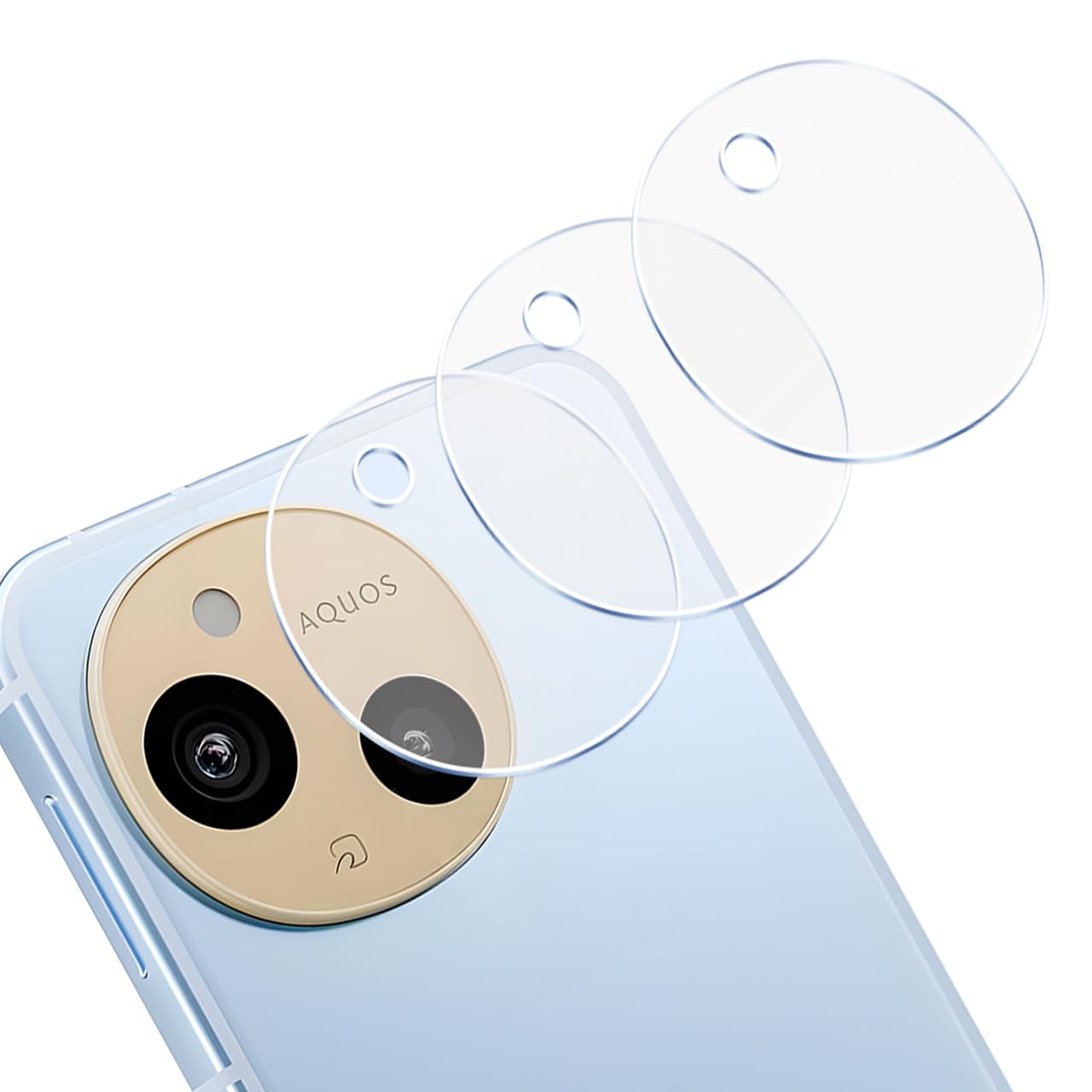 カメラフィルム 3枚セット スマホレンズ保護 強化ガラスフィルム 硬度9H 高透過率 指紋防止 気泡防止 飛散防止 自動吸着 全面保護 カバー