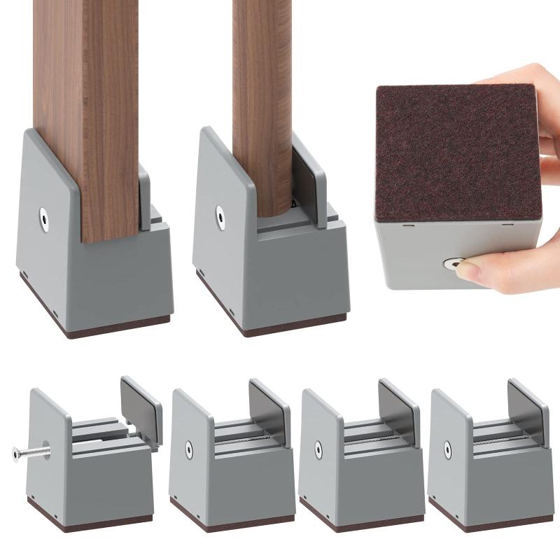 GAGUIUP テーブル 脚 継ぎ足し こたつ 継ぎ足 机 高さ調整 4個セット 直径0mm~54mm調節可能(3.0)