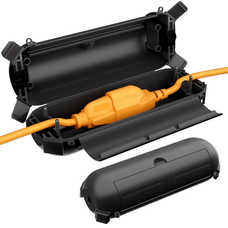 RESTMO 3個セット屋外 防水 コンセントカバー 延長コード 電源ボックス 耐候性 雨よけ ストリングライトを保護する 吊り下げ可能