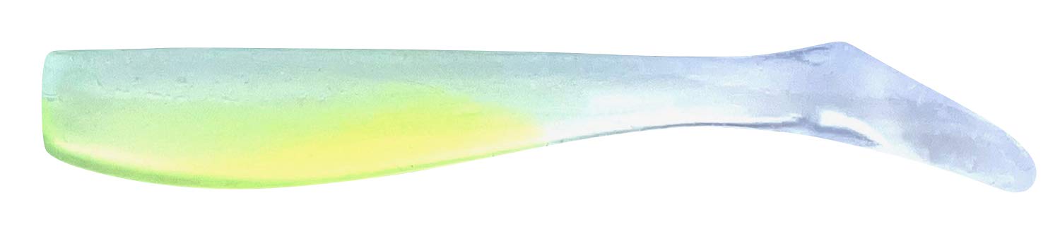 Bastard Halibut - シーバスルアー シャッドテールワーム 75mm 3インチ ソルトウォーター用 ソフトルアー チャートパール系カラー 釣り具 フィッシング用品
