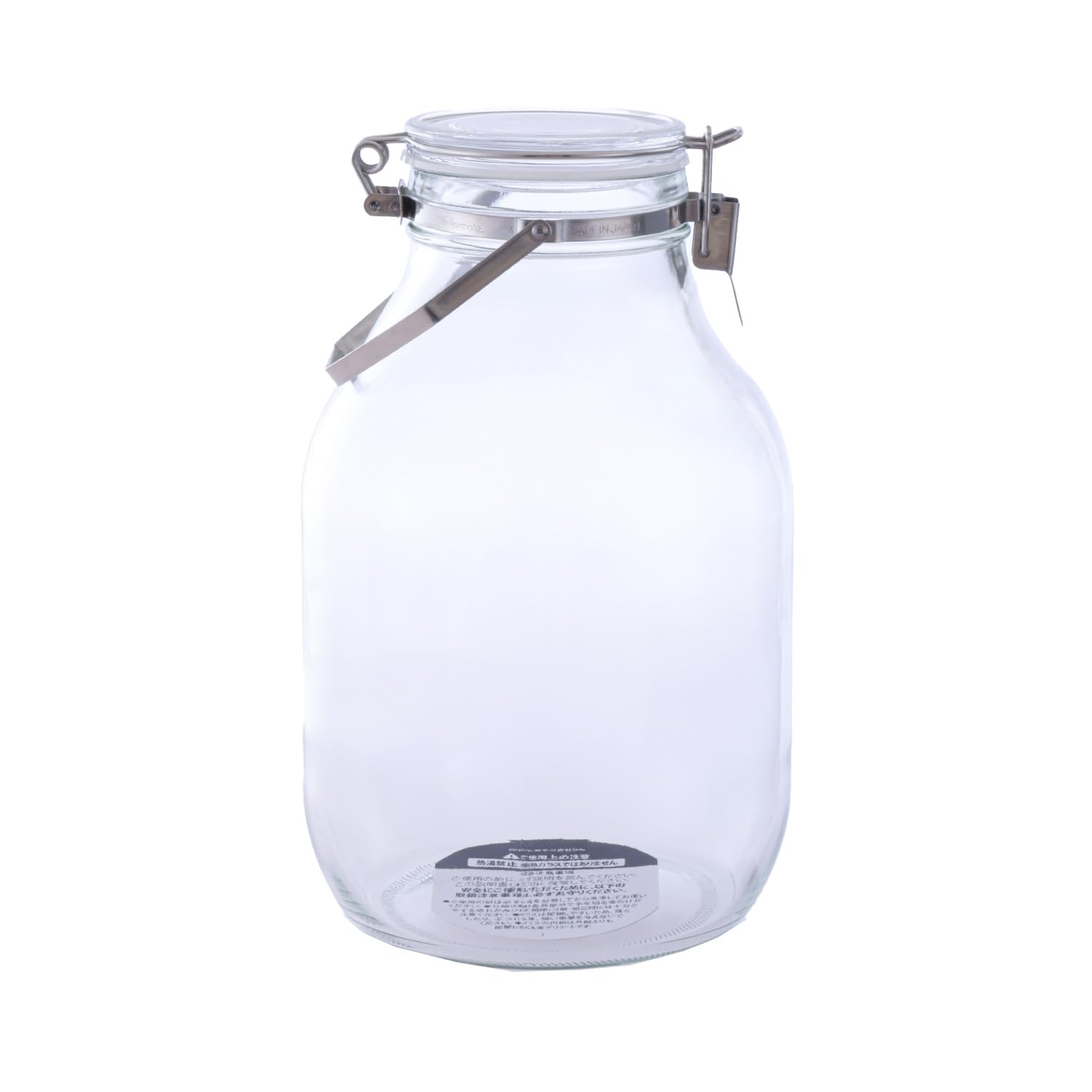 乐天商城 - 保存容器 密封瓶 4L ガラス瓶 果実酒 梅酒作り 取手付き 日本製 おしゃれ 密閉 びん 大容量 キッチン用品 透明 保存瓶
