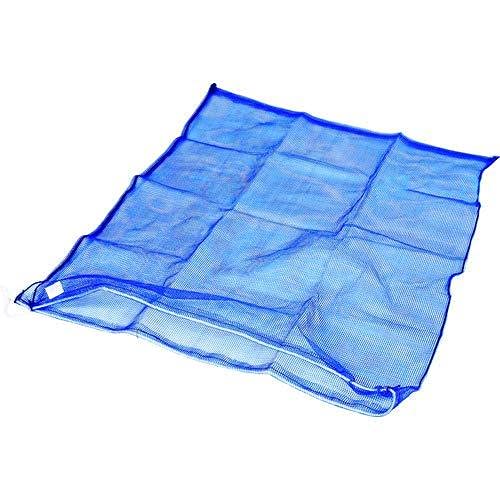 メッシュ袋 大 100x100cm 90L 目合4mm 巾着袋 ランドリーネット 収穫袋 梱包袋 収納袋 1枚入