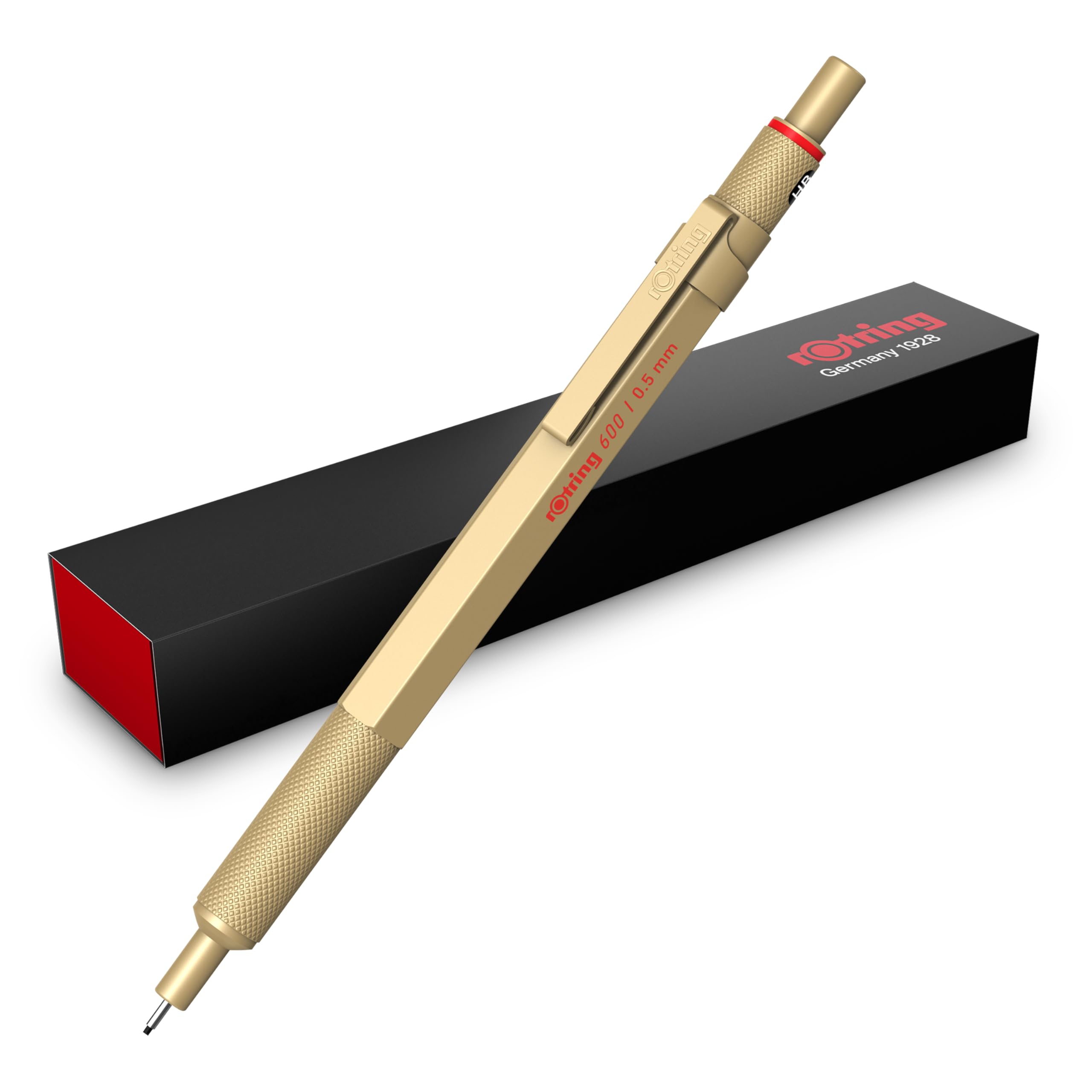 Rakuten - 製図用シャープペンシル 0.5mm ゴールド 金属製 高級筆記具 プロ仕様 製図 ペン 文房具
