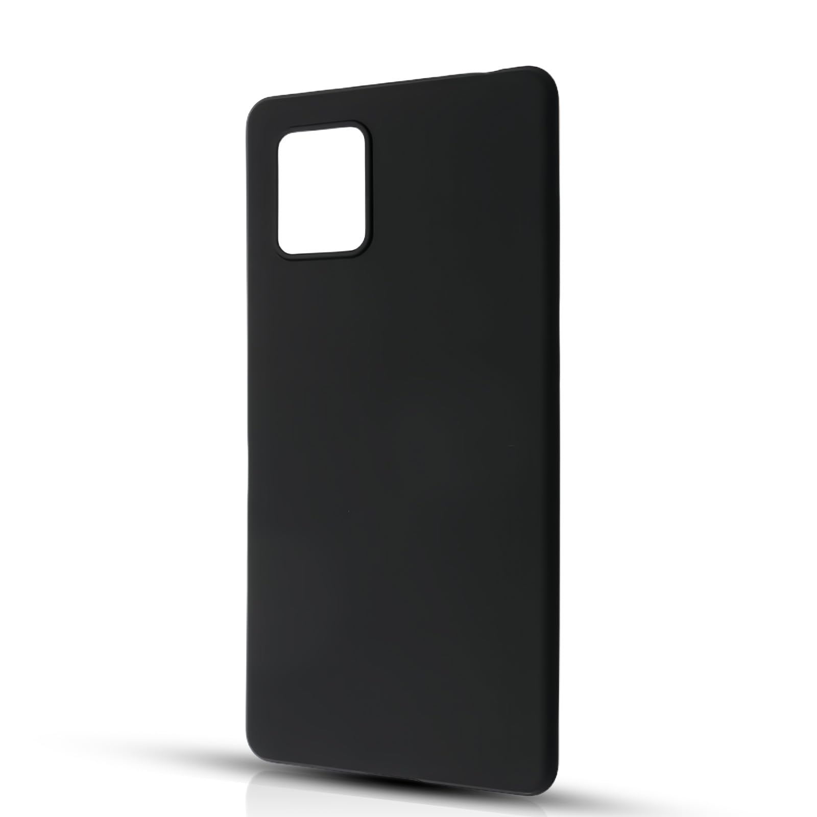 スマホケース スマートフォンカバー TPU 薄型 軽量 ストラップホール付き マットブラック 擦り傷防止 落下防止 滑り止め 指紋防止 ワイヤレス充電対応