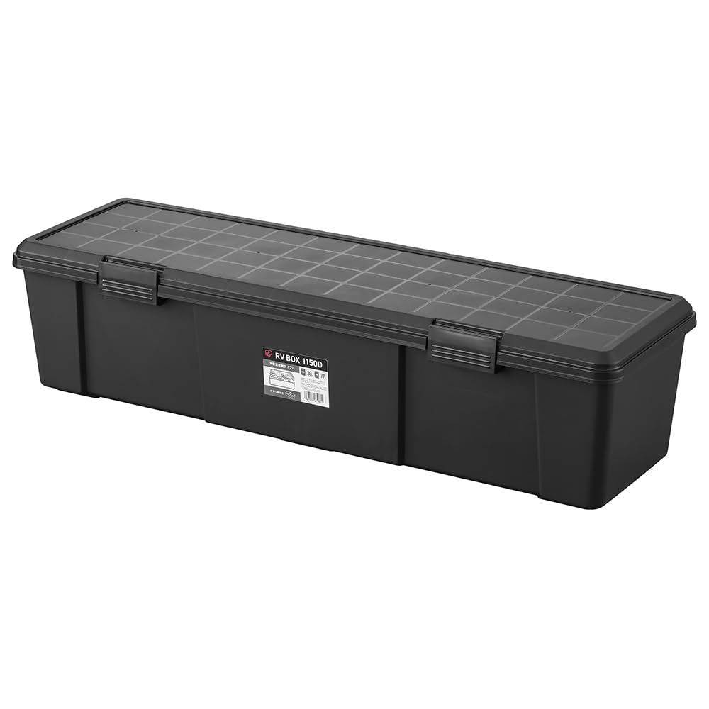 収納ボックス 77L 屋外収納 コンテナ アウトドア 幅115×奥行35×高さ28cm チャコールグレー 頑丈 大容量 蓋付き 収納ケース