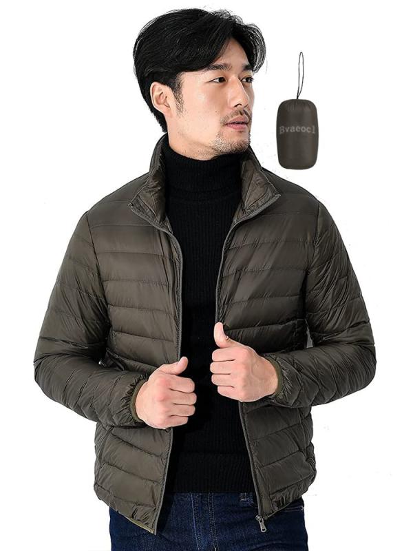 [Bvaeocl] ダウンジャケット メンズ ウルトラライト ダウン コート 軽量 防風 防寒 ライトダウン 楽しく選べる全16パターン BB43