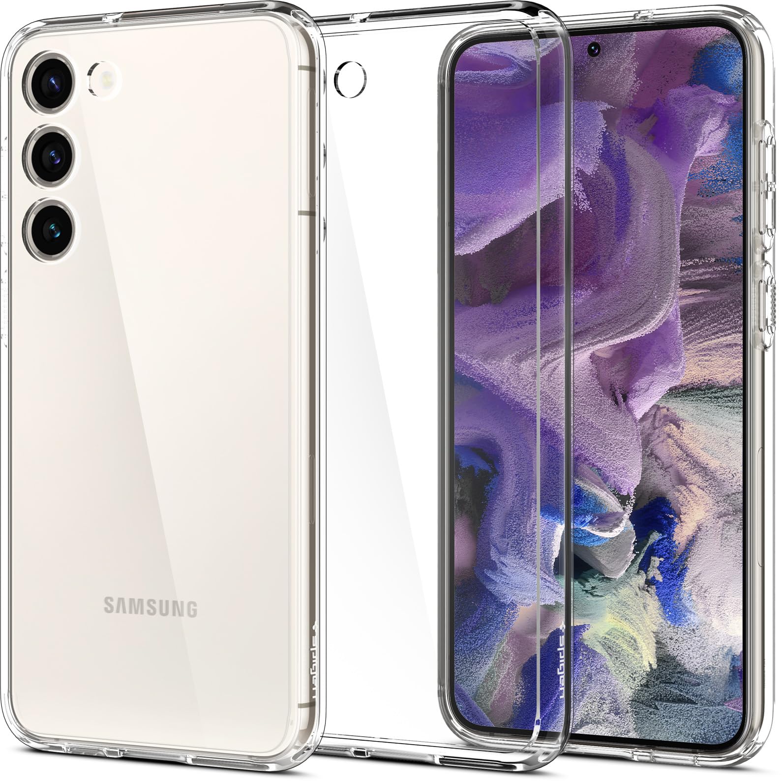 スマートフォンケース Galaxy S23 クリア 透明 TPU 耐衝撃 バンパーケース 2重構造 米軍MIL規格取得 すり傷防止 黄ばみ防止 ワイヤレス充電対応 シンプル カバー