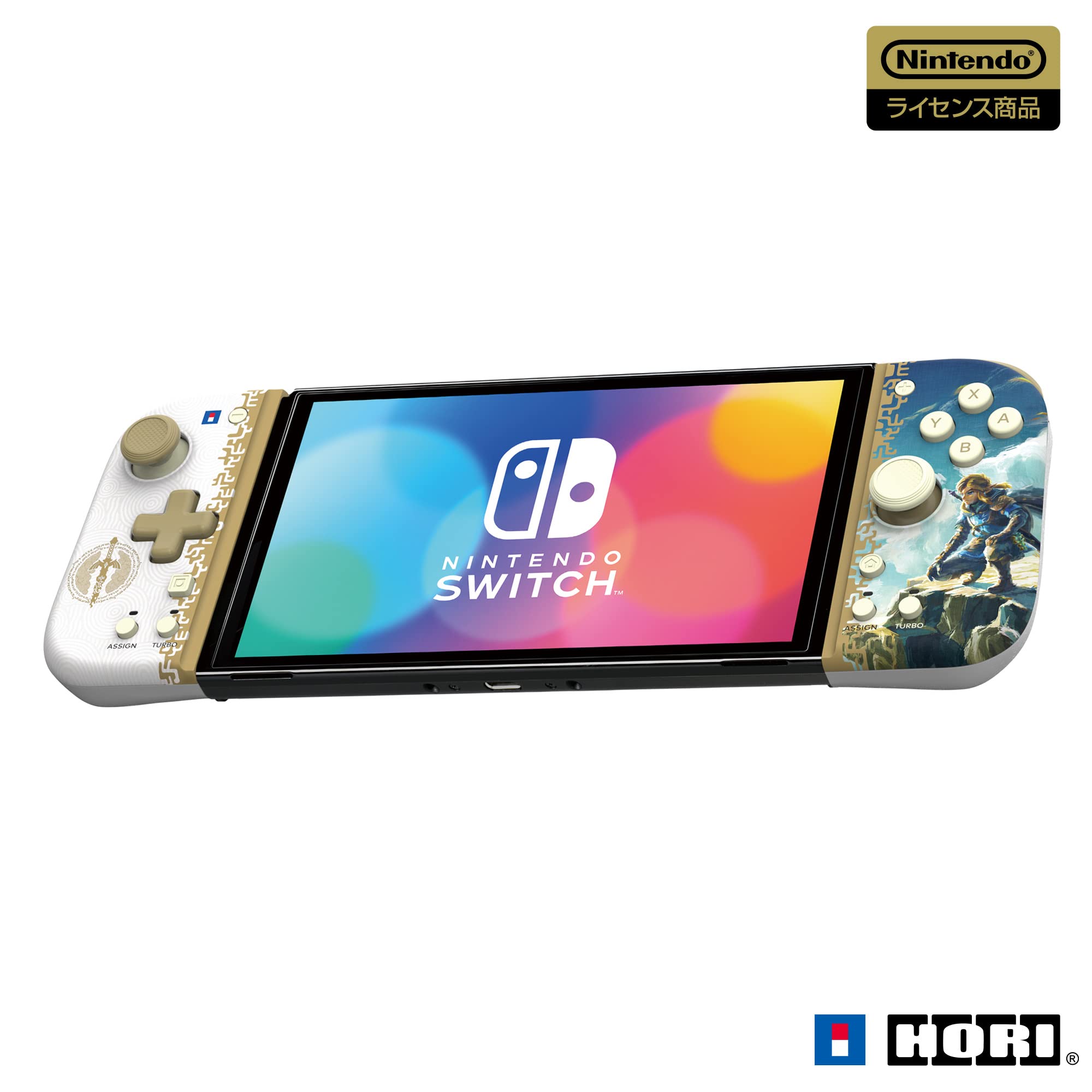 Dj Instruments - ゲームコントローラー グリップタイプ Switch対応 小型 軽量 連射機能付き 握りやすい 持ちやすい 携帯モード専用 周辺機器