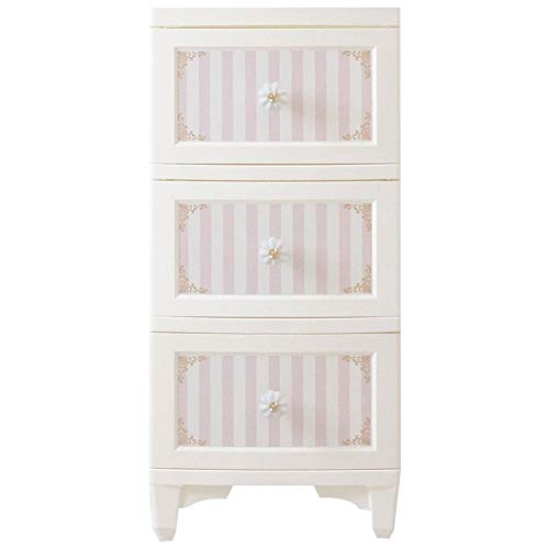 Baby Wardrobes - チェスト ストライプ 収納ボックス 引き出し 4段 幅72×奥行34×高さ49cm 衣類収納 衣装ケース リビング収納 タンス キャビネット
