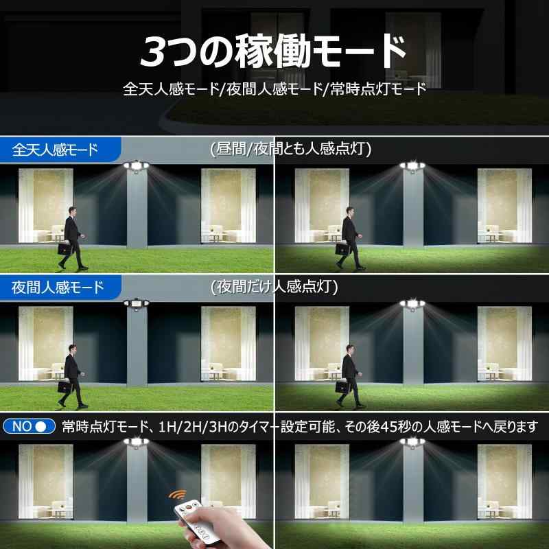CLY LEDセンサーライト 屋内/屋外使用可...の紹介画像3