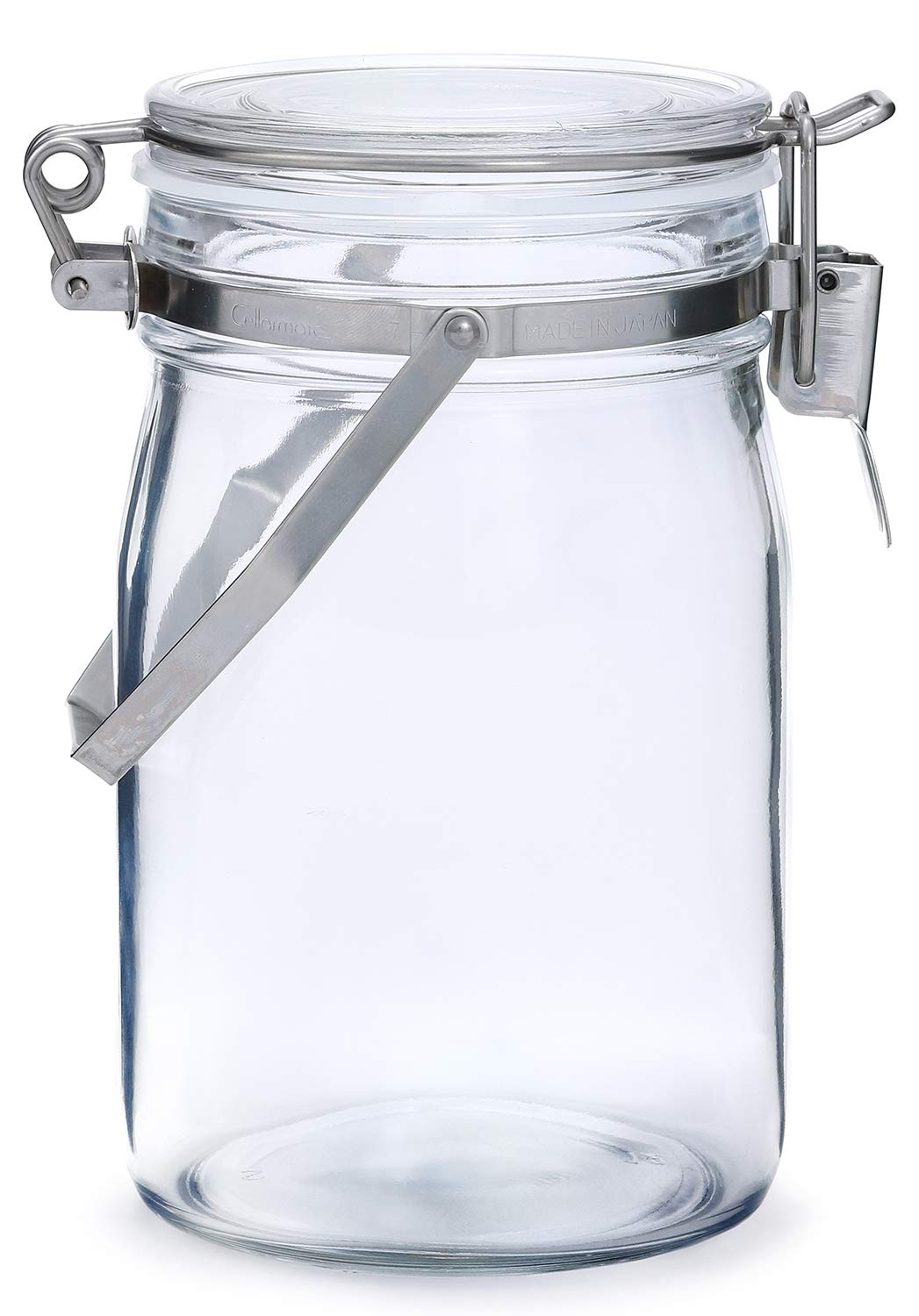密封瓶 1L ガラス 保存容器 取手付 �