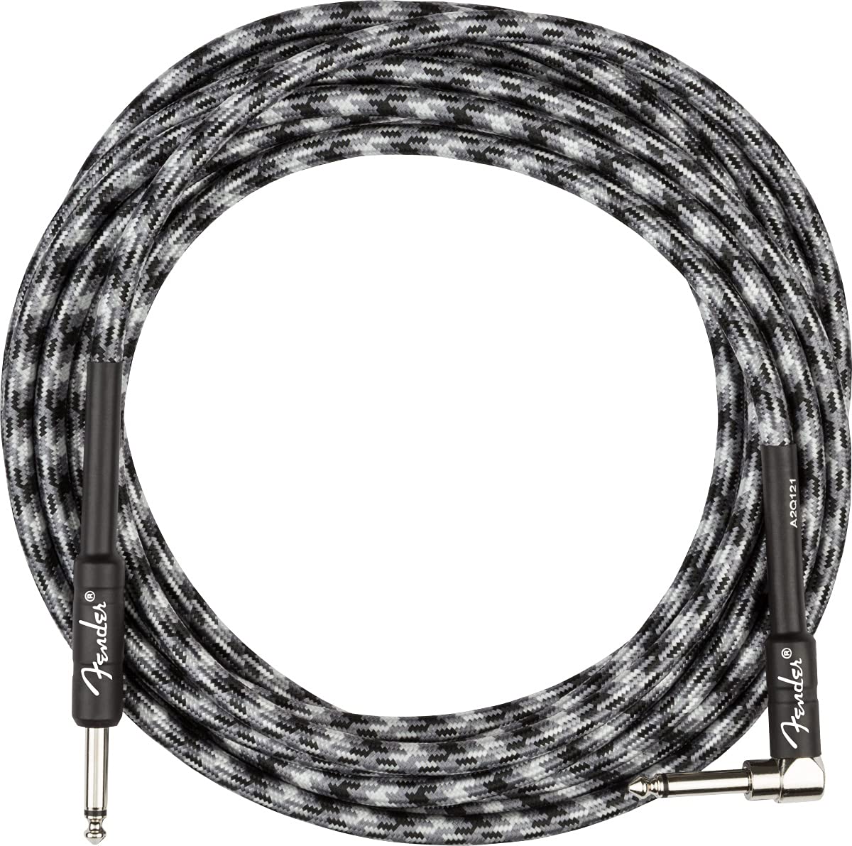 Instrument Cable, Guitar Cable, 5.5m, Straight, L-shaped, Camouflage Pattern, Guitar Cable, Bass Cable, Instrument Accessory, 1 Cable