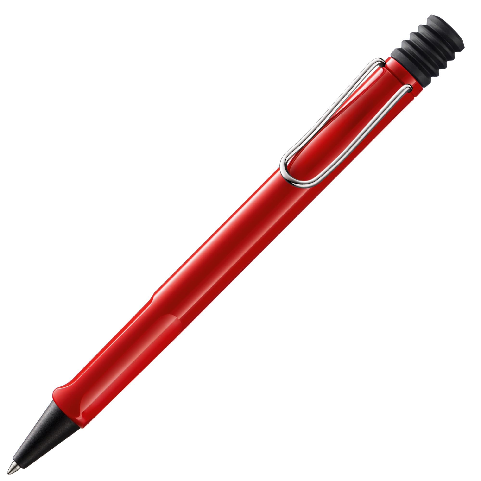 ボールペン なめらか 油性インク 搭載モデル 細字 0.5mm 黒インク 事務用品 文房具 オフィス 筆記具 ステーショナリー レッド