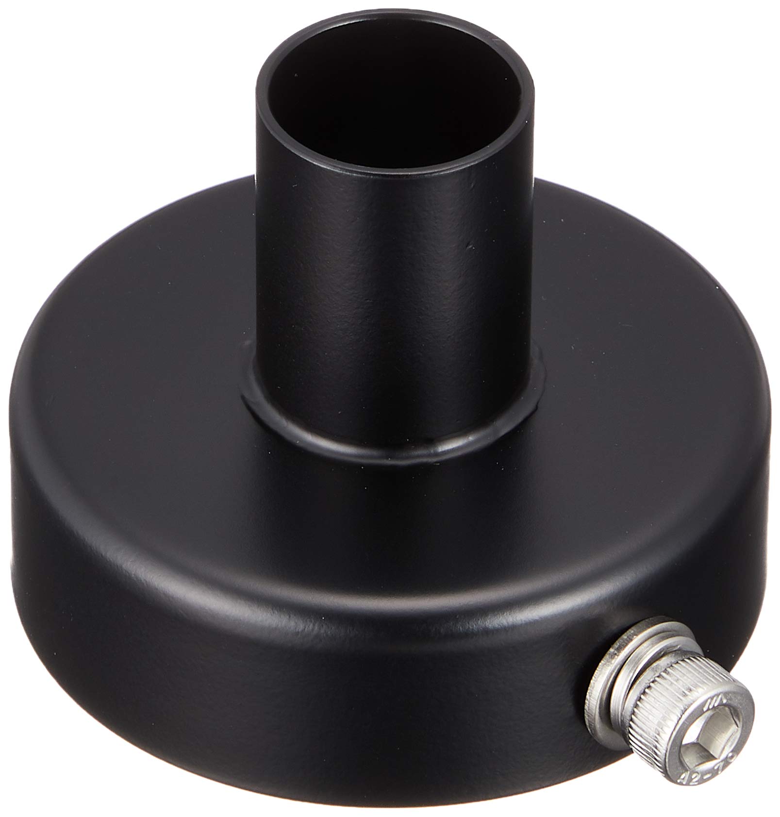 ・適合マフラー内径:φ63mm ・素材:スチール製(黒塗装仕上げ) ・付属部品:固定ボルト(M6×12L) ・商品寸法:全長62.5mm×商品外径φ42.5mm×商品内径φ19.8mm