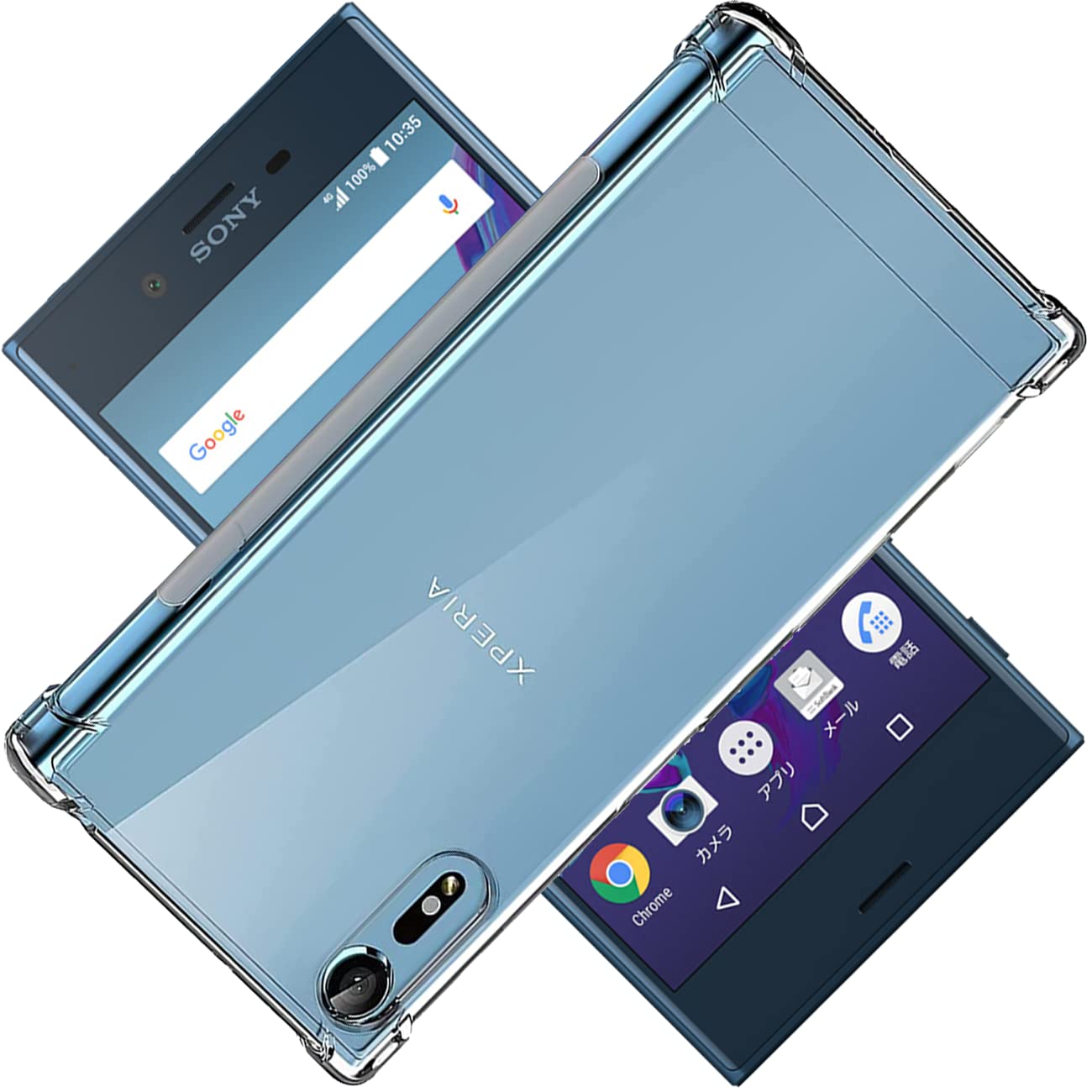 Rakuten - スマートフォンケース TPU クリア ソフト 薄型 軽量 耐衝撃 エアバッグ 滑り止め すり傷防止 スリム 携帯便利 保護カバー 背面シェル 透明
