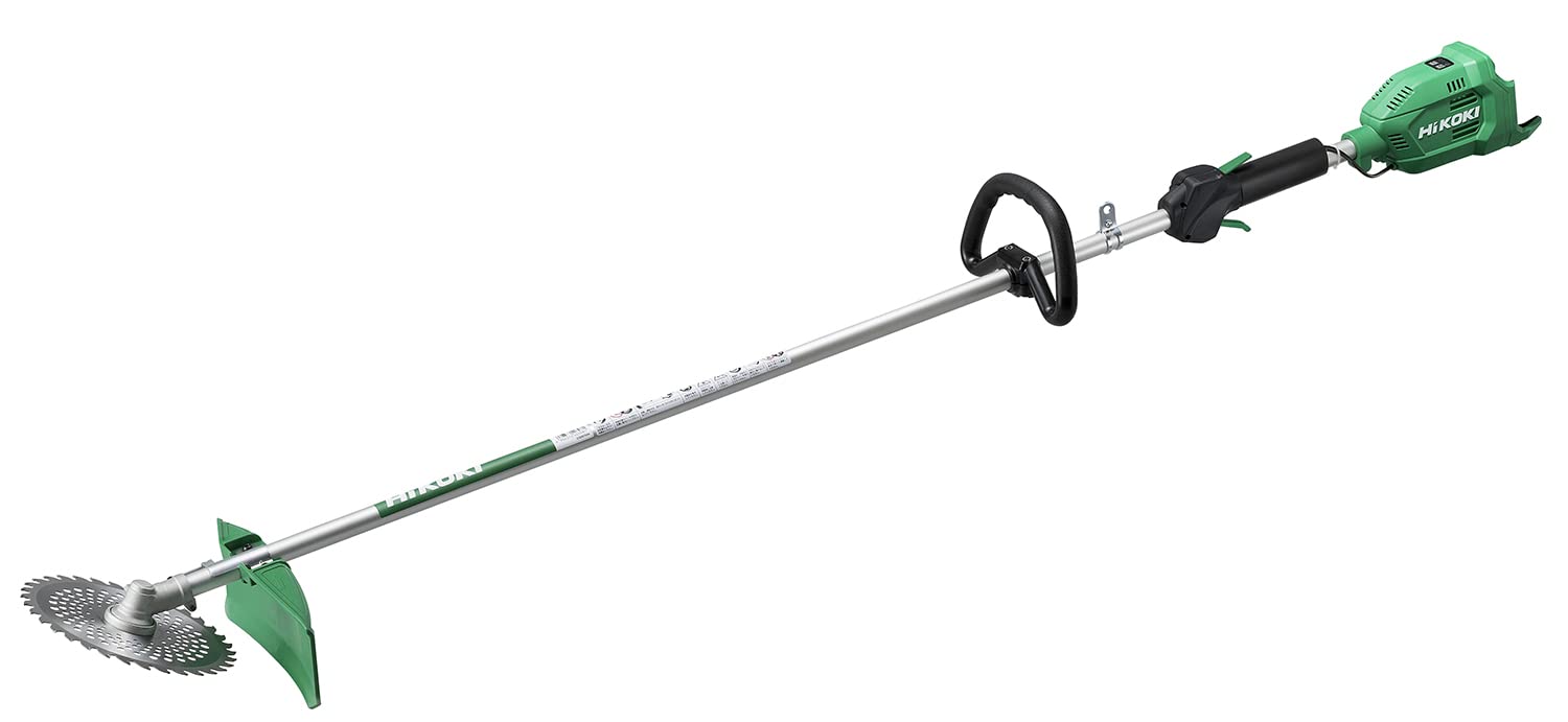 ・操作ハンドル:ループハンドル ・刈刃:チップソー外径230mm×内径25.4mm×刃数36P ・1充電当たりの作業量:エコ約51分、標準約42分、パワー約33分 ・無負荷回転数:エコ4,300min-1、標準4,900min-1、パワー5,600min-1 ・標準付属品:チップソー、刈刃カバー、六角棒スパナ、ボックススパナ(17×19mm)、保護メガネ、肩掛けバンド、工具袋、電池カバー ・本体寸法:全長1,800mm×全高620mm×全幅403mm(蓄電池装着時)