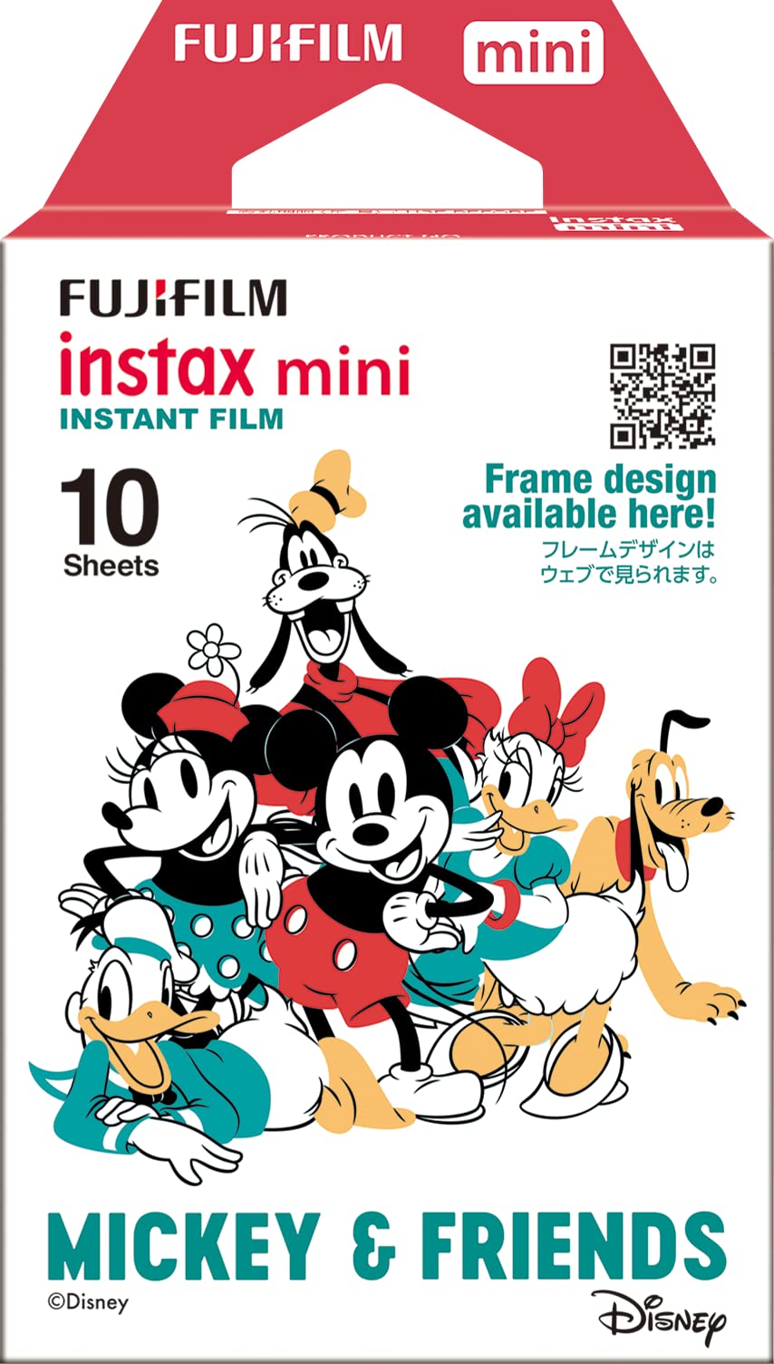 インスタントカメラ用フィルム チェキ 10枚入 キャラクターデザイン インスタックスミニ対応 フィルムシート 写真用紙