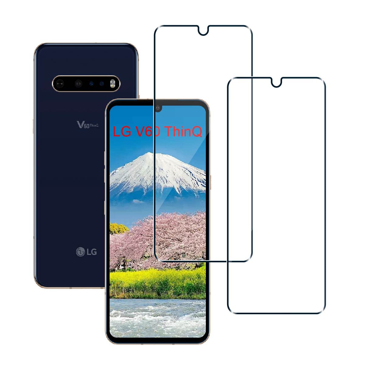 スマホ液晶保護フィルム 2枚セット 強化ガラス 9H 高光沢 高透過率 撥油性 防指紋 ...