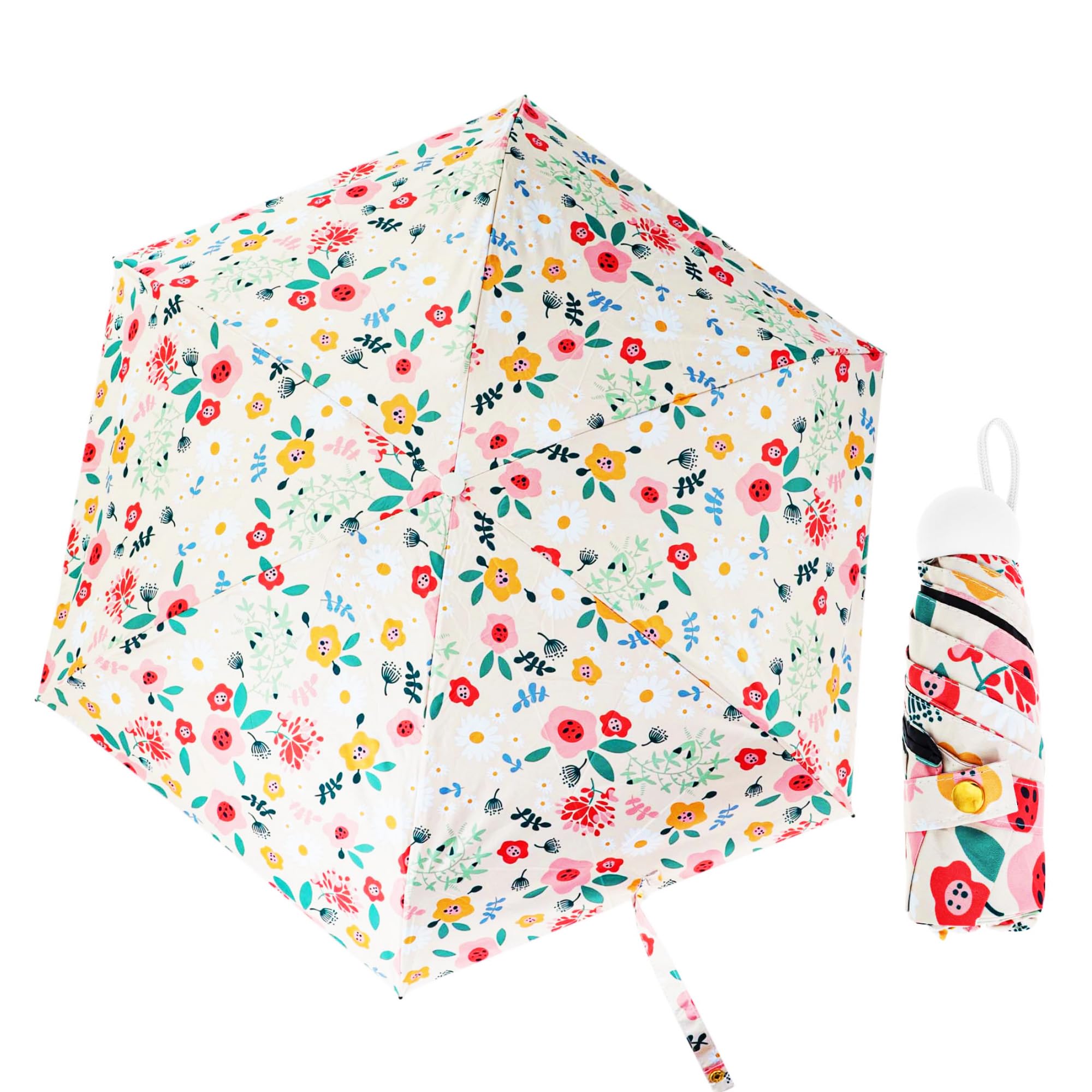 Under Arm Handbags, Pouches - 日傘 折りたたみ傘 完全遮光 UVカット率100% 超軽量 230g 遮熱 晴雨兼用 6本骨 コンパクト 紫外線遮断 耐風 撥水 手動開閉 メンズ レディース