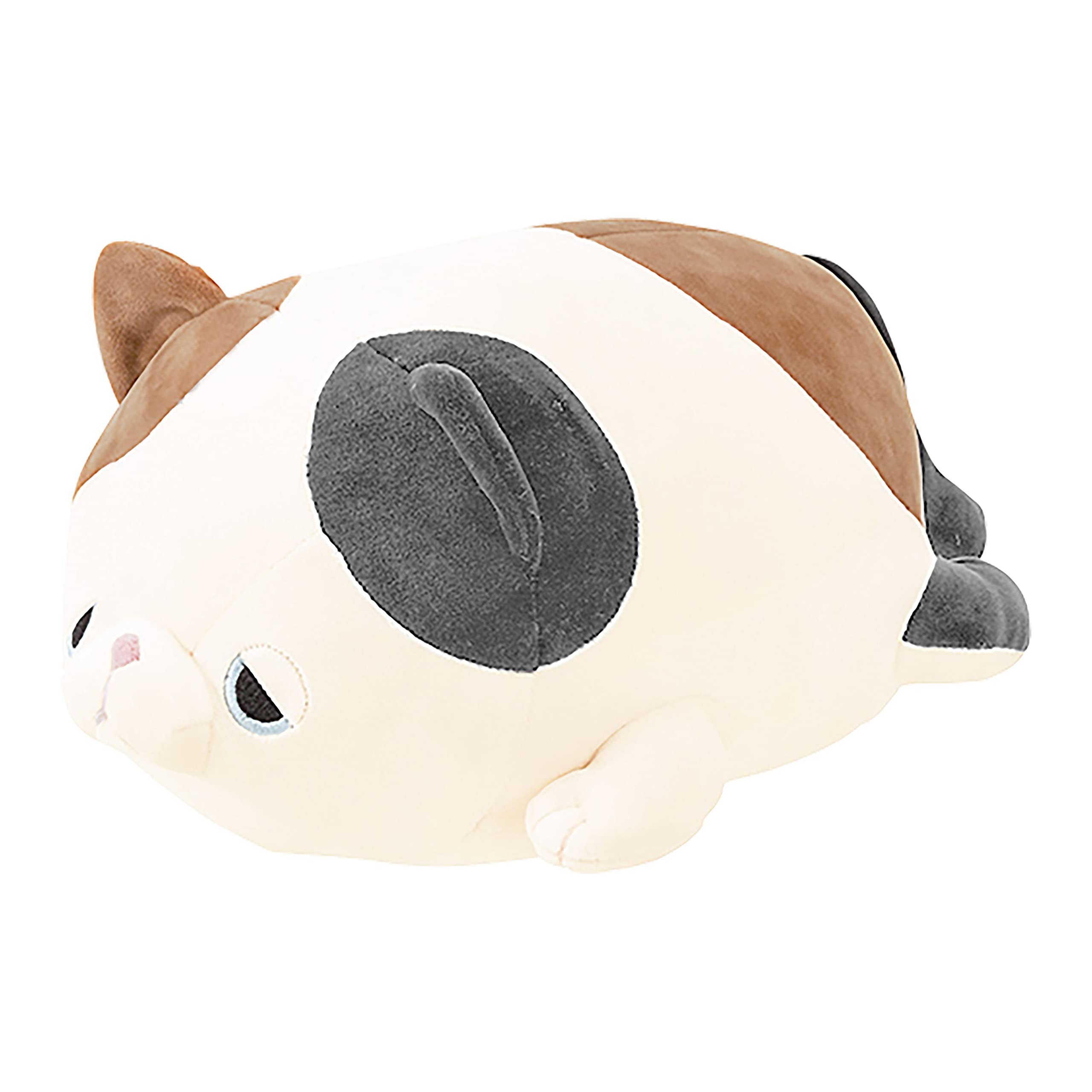 クッション 抱き枕 ぬいぐるみ 猫 ミケネコ アニマル 全長約27cm ふわふわ もちもち 癒し インテリア 雑貨 かわいい