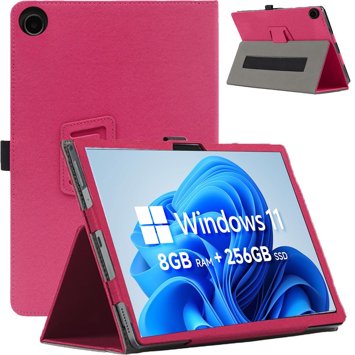 タブレットケース 10.1インチ 360度回転 スタンド機能 ペンホルダー付き ハンドス...