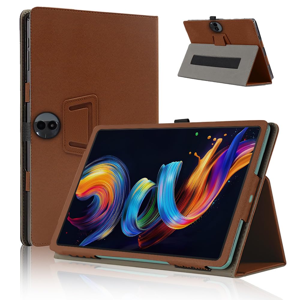 ・対応機種:TCL NXTPAPER 11 Plus ・サイズ:11.5インチ ・素材:PU素材、マイクロファイバー ・機能:360°全面保護、二つ折りスタンド機能、多視角調整、ペンホルダー付き、磁気吸引、防汚、防水、防刮、防