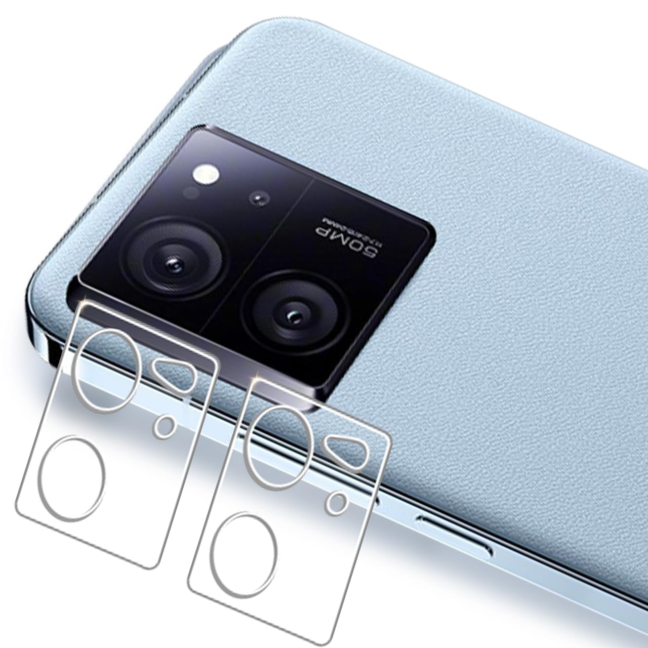 スマートフォン カメラフィルム 2枚セット レンズ保護フィルム 高光沢 硬度9H 防指紋 衝撃吸収 高透過率 露出オーバー防止 薄型 カメラカバー 液晶保護フィルム