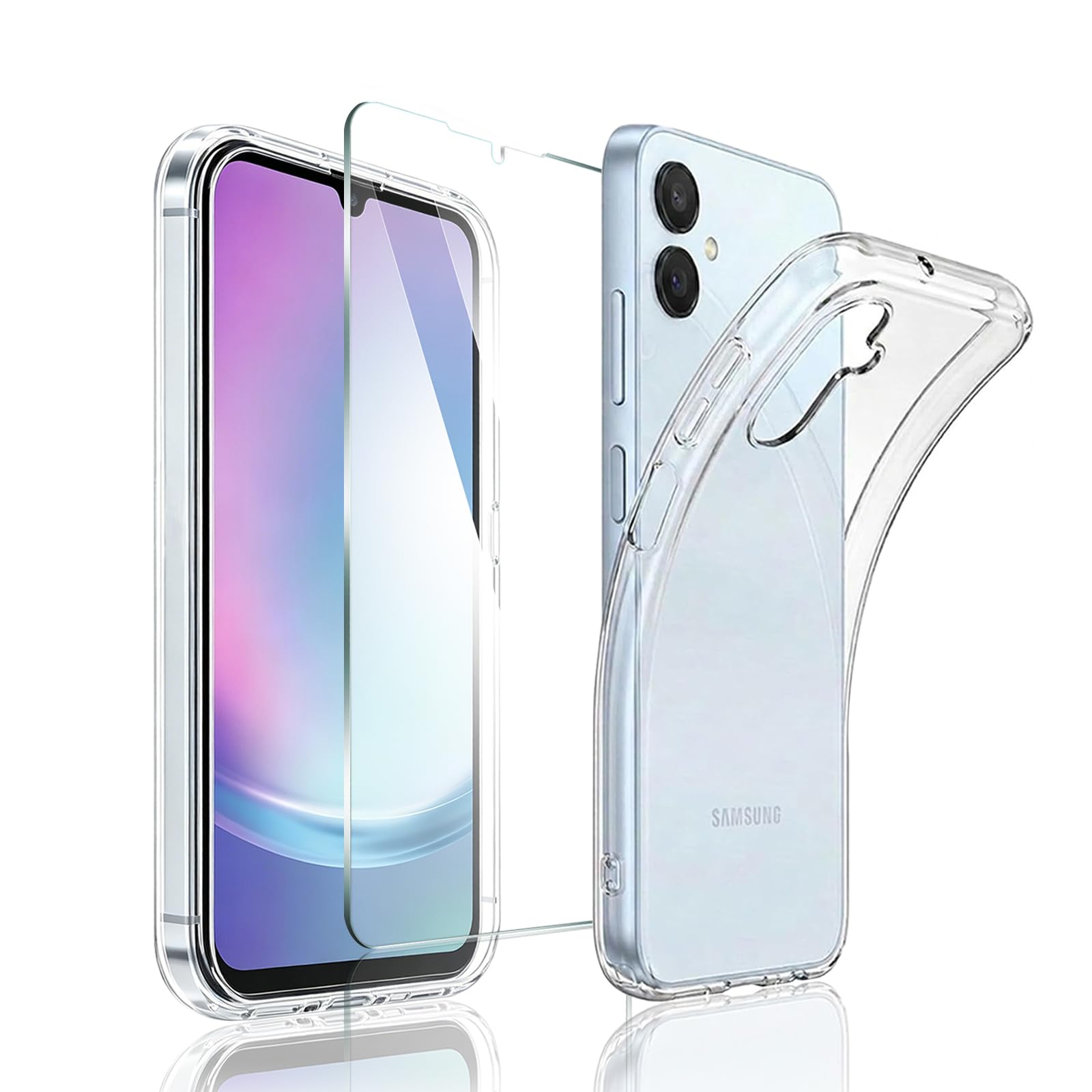 スマホケース 強化ガラスフィルム セット 対応 カバー TPU 全透明 耐衝撃 薄型 軽量 指紋防止 飛散防止 硬度9H 高透過率 全面保護 落下防止 散熱加工 気泡ゼロ 貼り付け簡単