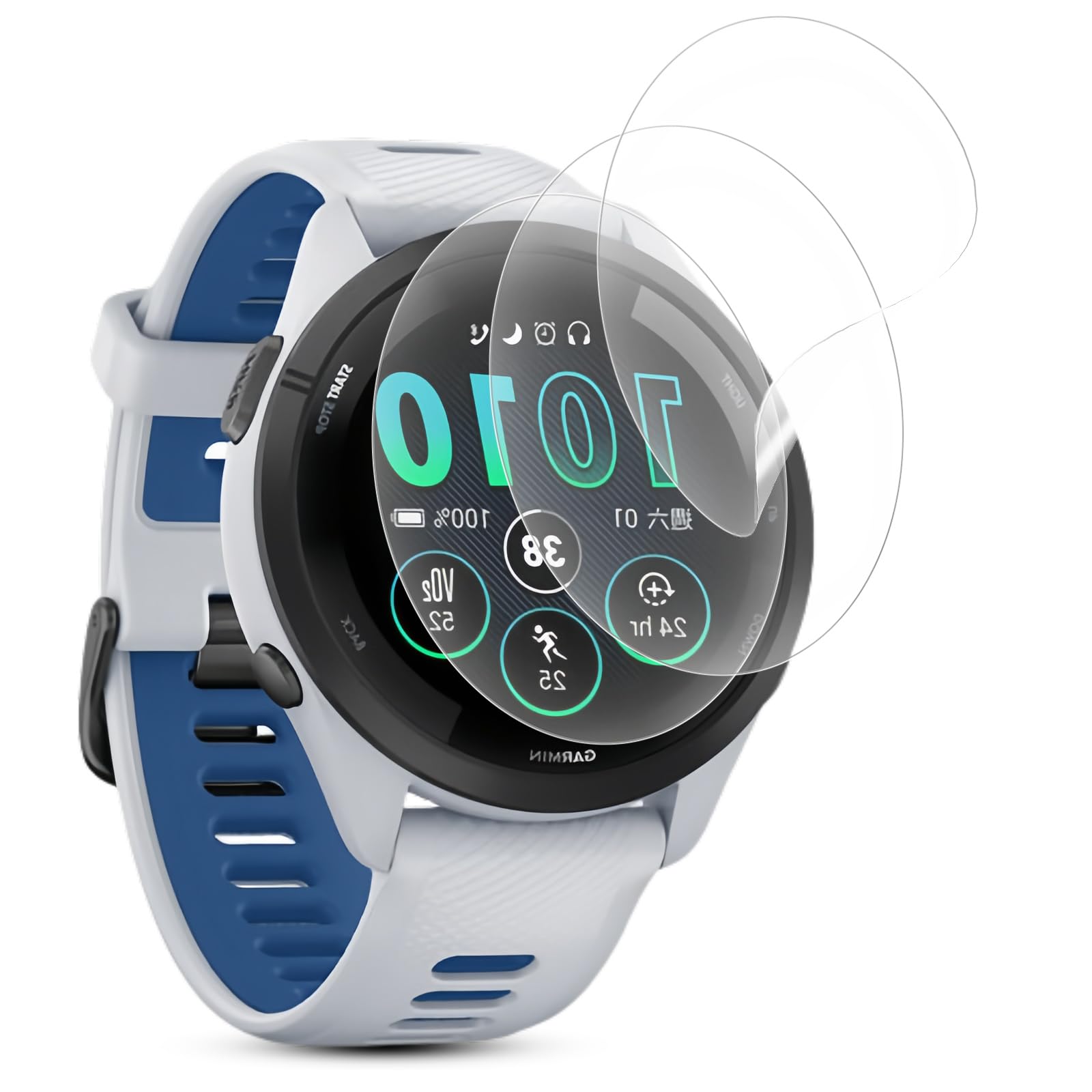 ・対応機種:GARMIN Forerunner 265S / Forerunner 265S Music ・素材:TPU ・透過率:99.99%以上 ・機能:24時間自動修復技術、撥水撥油コーティング、3D設計、防水、防塵、耐油性、耐衝撃性、指紋防止