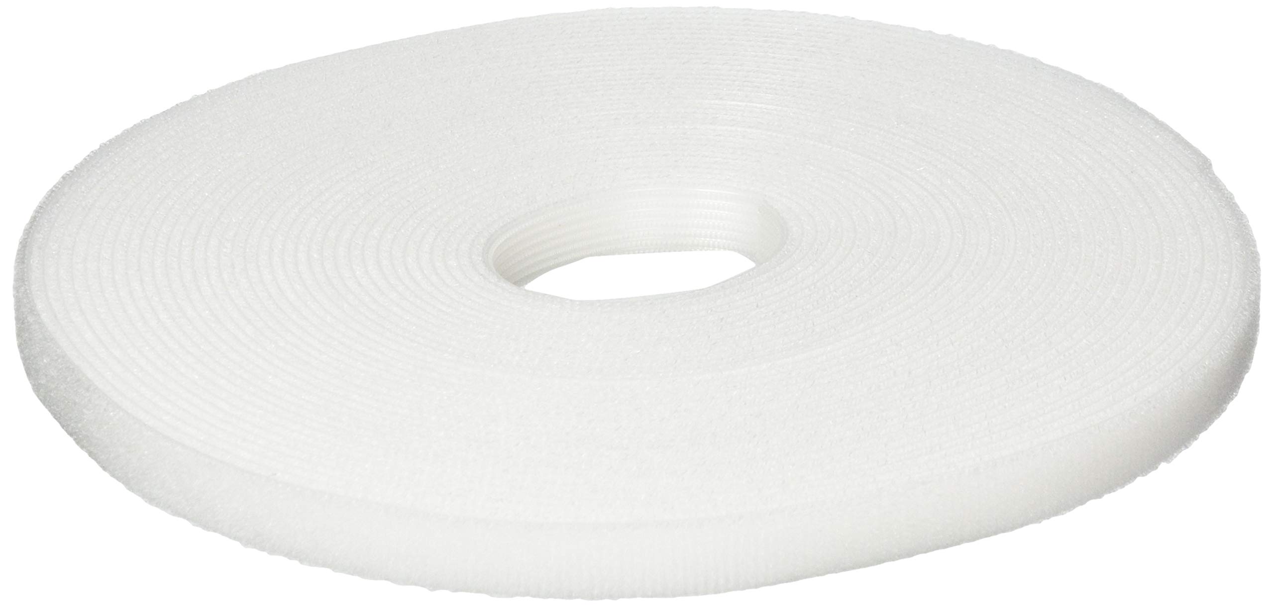 結束テープ 両面 10mm×10m ホワイト ケーブル 配線 まとめる 整理 固定 結束バンド 幅1cm 長さ10m 白