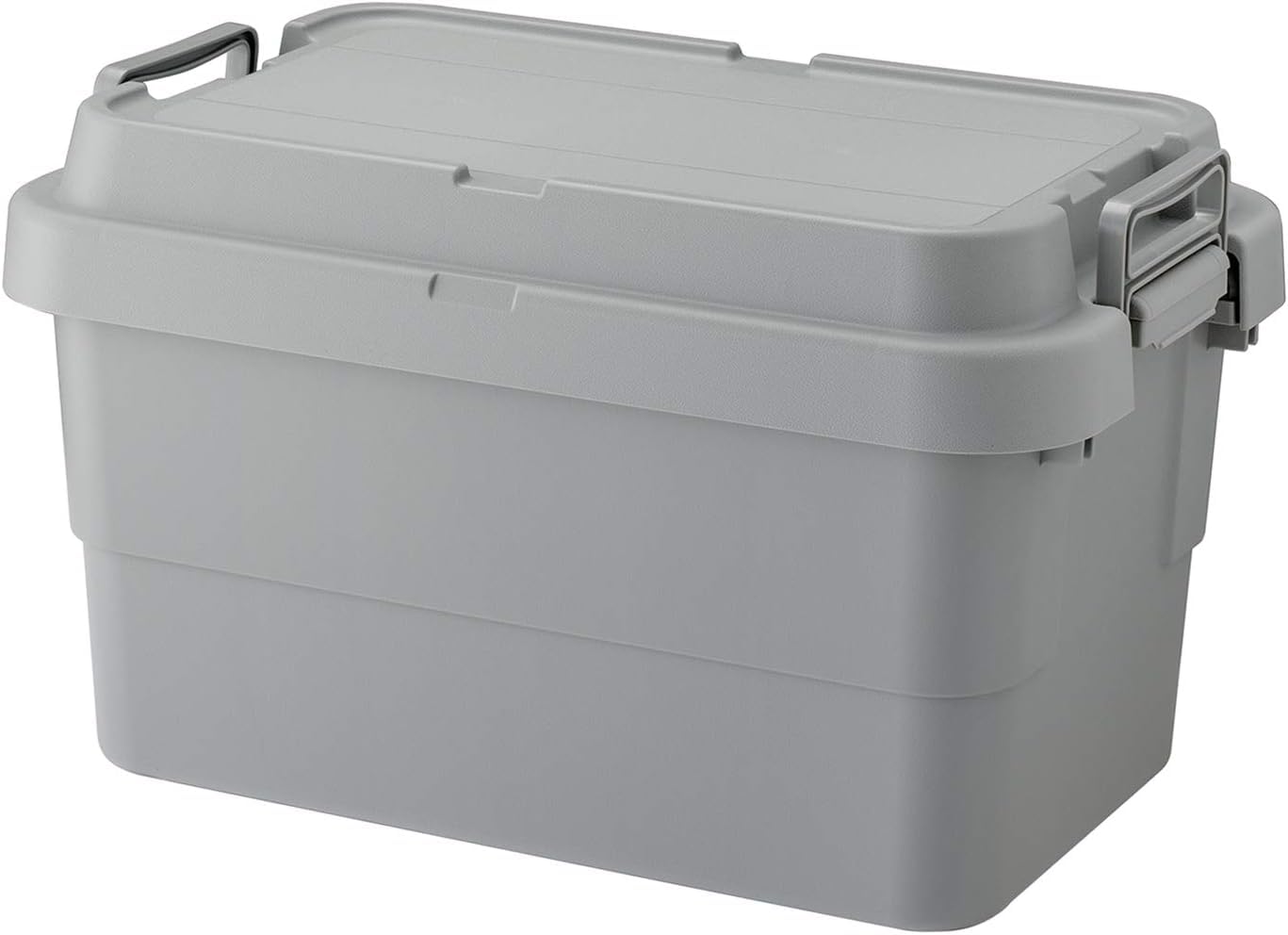 収納ボックス 50L グレー コンテナ スタッキング 屋外収納 キャンプ 防水 ハードケ...