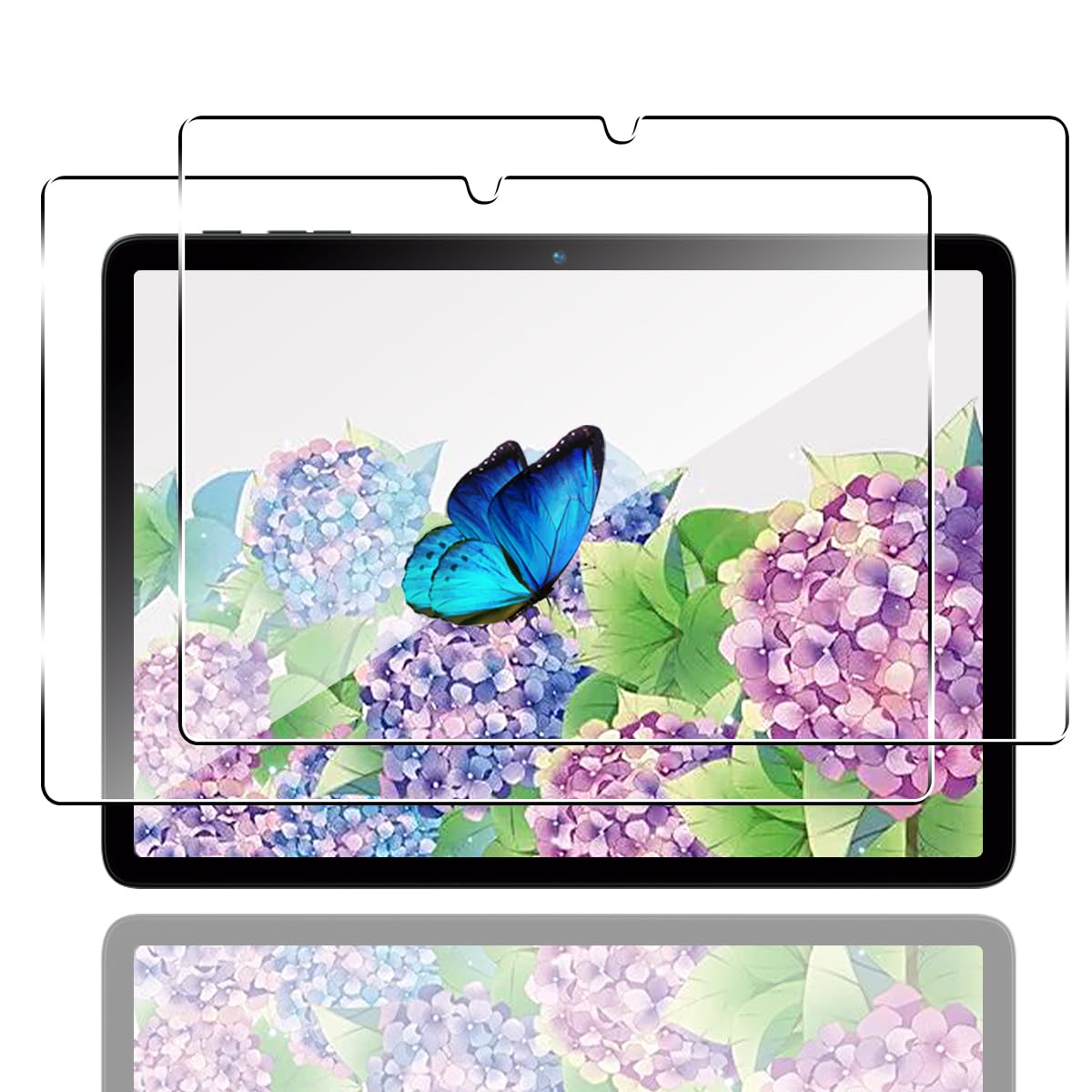 ・対応機種:BMAX i10 Plus ・画面サイズ:10.1インチ ・素材:日本旭硝子 ・硬度:9H ・透過率:99% ・圧縮強度:125MPa ・枚数:2枚セット ・加工:ラウンドエッジ加工、ナノコーティング(疎油処理)