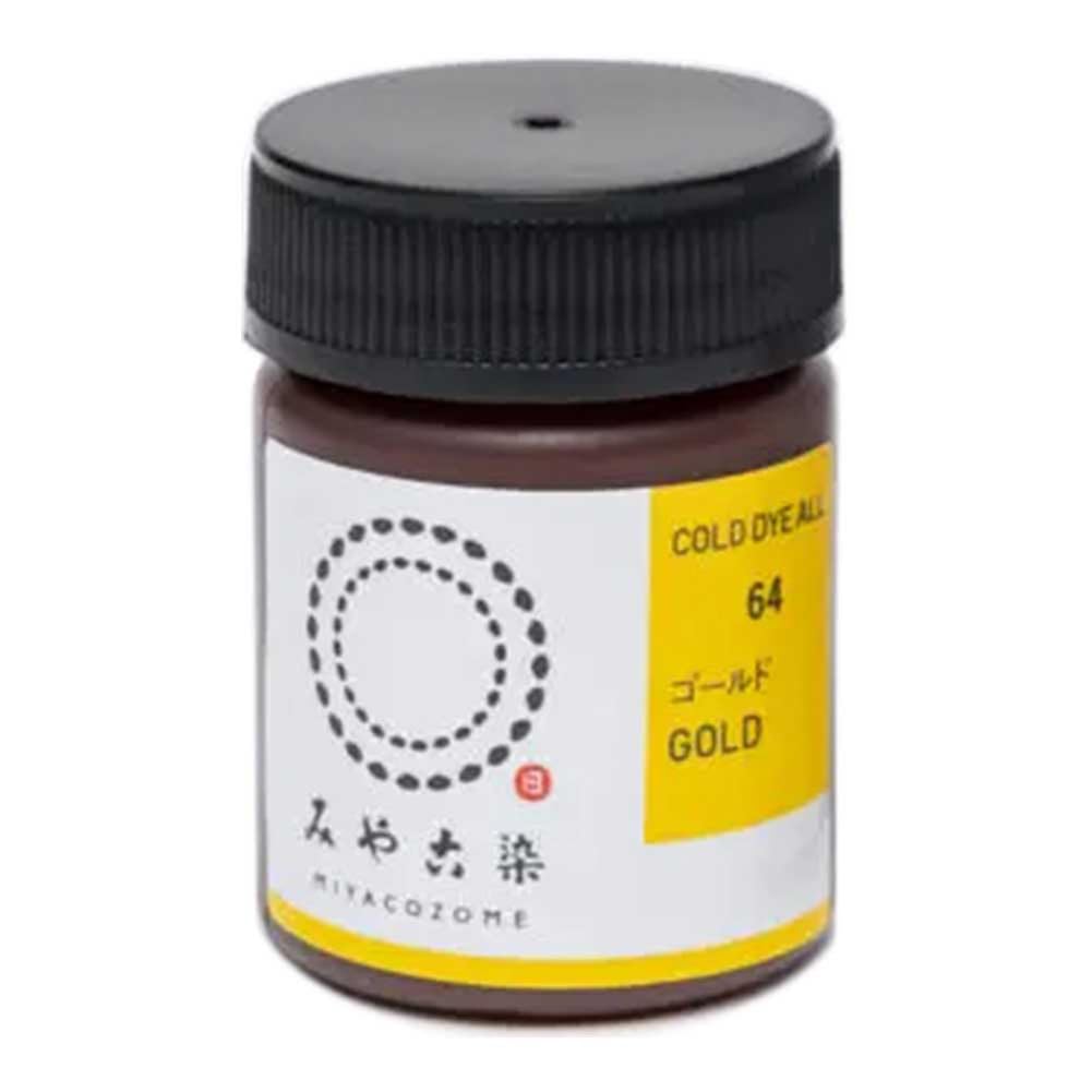 染料 液体染料 20g 低温染色 繊維用染料 布用染料 綿 麻 レーヨン ナイロン ポリエステル ウール 染色 ゴールド 染め粉 コールダイオール ECO